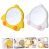 DOITOOL Makeup Mirrors 2 Pack Portable Compact Mirror for Car Student Home Dual Use Design High Definition Mirror Stable Base Tabletop or Wall Hanging view 4