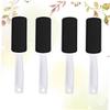 Beatifufu 4pcs Double-Sided Foot File for Hard Skin and Callus Removal Durable Sandpaper Scrubber for Smooth Feet White view 4