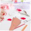 Beatifufu 5pcs Professional Cuticle Scissors Pouch Nail Clipper Bag for Tool Pouch Nails Kit view 4