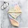 NOLITOY 3pcs Thick Fleece Fast Drying Hair Cap Quick Dry Hair Wraps for Women Drying Towel view 4