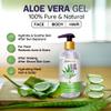 BANSCALX 100% Pure Natural Aloe Vera Gel for Moisturizing Face Skin & Hair  Soothing After Sun Exposure, Dry & Sensitive Skin, Non-Sticky (10.14 oz) view 4