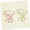 balacoo 2pcs Material Elegant Powder Puff Holder Puff Tray Makeup Accessories for Women view 3