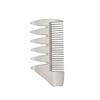 Beatifufu Dual-sided Pocket Beard Comb -static Grooming Tool for Men Portable Shaving Comb Brush for Wallet Use Silver view 1