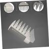 Beatifufu Dual-sided Pocket Beard Comb -static Grooming Tool for Men Portable Shaving Comb Brush for Wallet Use Silver view 3