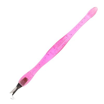 Beatifufu Manicure Tools Dead Skin Scraper Cuticle Pusher Trimmer Non-slip Handle Design for Home Professional Use