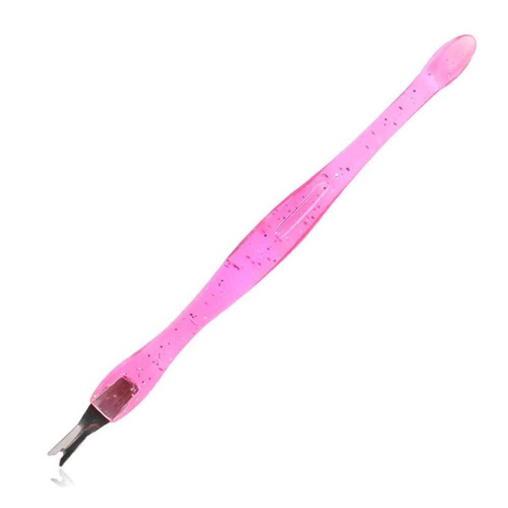 Beatifufu Manicure Tools Dead Skin Scraper Cuticle Pusher Trimmer Non-slip Handle Design for Home Professional Use