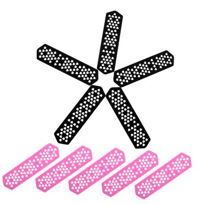 NOLITOY 10pcs Heatproof Perm Plates Hairdressing Plate Salon Tool Heat-blocking for Professionals