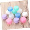 NOLITOY 20pcs Mushroom Shape Cream Containers Inner Lid Leakproof Plastic Travel Bottles for Makeup Creams Ointments Compact and Portable Storage view 4