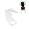 Beatifufu 2pcs Men's Transparent Mane Brush Rack Portable Brush Holder Minimalist Design for Home Travel Use Base for Drip Drying for Grooming Tools view 1