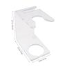 Beatifufu 2pcs Men's Transparent Mane Brush Rack Portable Brush Holder Minimalist Design for Home Travel Use Base for Drip Drying for Grooming Tools view 2