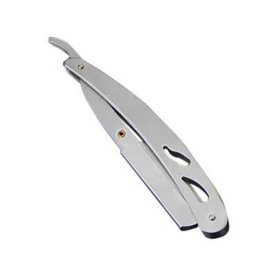 Beavorty 1pc Professional Stainless Steel Vintage Straight Razor Holder Lightweight Shaving Stand for Men Convenient Storage for Home Salon Use