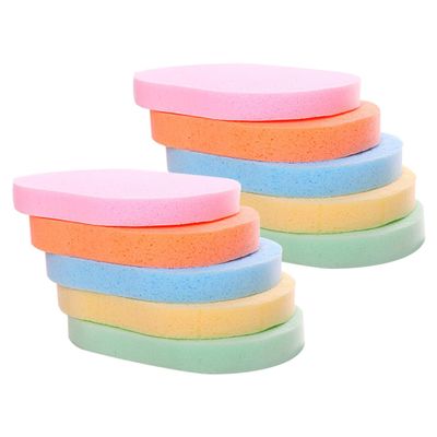 Beatifufu 30pcs Seaweed Exfoliating Sponge for Makeup Removal and Daily Cleansing Gentle Cleaning Tool for All Skin Types Random Colors Facial Sponges for Healthy Skin