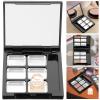 FOMIYES Portable Empty Box Packing Box for Diy Eyeshadow and Blush Compact 6-Cavity Makeup Palette for Travel and Storage view 3