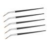 Bent Liner Brush, 5pcs Bent Brush Multifunctional Makeup Angled Brushes, Soft Fiber Hair, Easy to Control, Sturdy Handle Ideal for Concealer, Gel Eyebrow Powder view 1