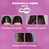 WildOak Rosemary, Olive & Jojoba Hair Oil | Bhringraj Extracts | Strenghthen Hair & Nourishment | 1.69 fl oz, Brown view 3