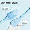 I DEW CARE Skincare Multi-Functional Applicator - 2-in-1 Cleansing Firming Silicone Mask Brush | Soft & Silky Hygenic, Facial Tool, Easy to Wash, Sustainble, Glass Skin, Jelly Spatula view 2