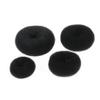 Beatifufu 4pcs Hair Bun Maker Small Medium Large Plus Large Easy to Use Hair Donut Styling Tool for Neat Updos Daily Styles for Weddings Proms and Dance Black view 2