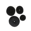 Beatifufu 4pcs Hair Bun Maker Small Medium Large Plus Large Easy to Use Hair Donut Styling Tool for Neat Updos Daily Styles for Weddings Proms and Dance Black view 3