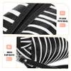to Pu Bags Weave for Cosmetic Toiletry Travel Makeup Accessories Large Cosmetology Hair Toiletries, As Shown, 19.5x10.5cm view 2