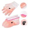 NOLITOY 2pairs Peach Paraffin Wax Therapy Hand Feet Cover Nourishing Hand and Foot Masks for Moisturizing Treatment of Wax Covers for Use view 2