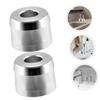 DOITOOL 2pcs Duskofficial Holder Shaving Stand Sturdy Aluminum Alloy Brush Organizer for Bathroom view 2