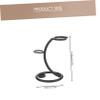 DOITOOL Beard Organizer Holder Brush Holder Easy to Use Nonslip Base Space-saving Design Black view 4