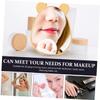 DOITOOL Desk Makeup Mirror Wooden Vanity Mirror Set of 2 Small Mirrors for Office Bedroom Dressing Table Makeup Mirrors view 4