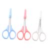 NOLITOY 3pcs Stainless Steel Scissors Round Tip Nose Hair Scissors Professional Makeup Eyelash Cutters Beauty Tools Set for Home Travel view 1
