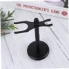 DOITOOL Beard Shaving Tools Rack Zinc Alloy Holder Shaving Stand Black Tidy Storage Brush view 2