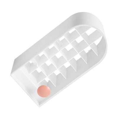 DOITOOL Practical White Lipstick Holder Cover Lipstick Organiser for Desktop
