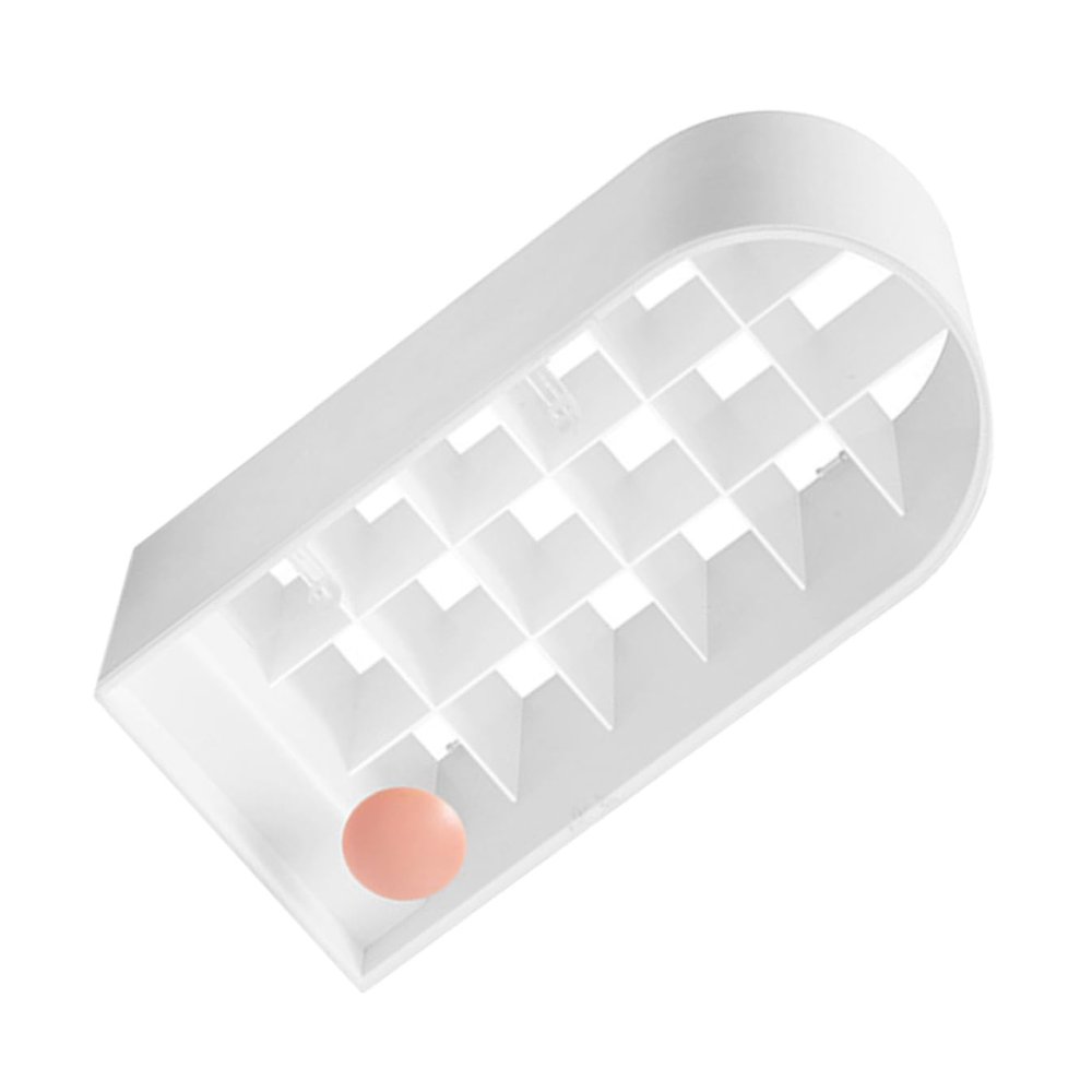DOITOOL Practical White Lipstick Holder Cover Lipstick Organiser for Desktop