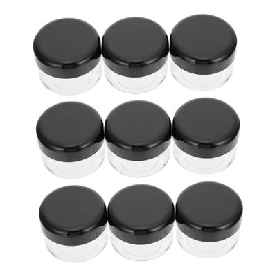 15pcs Cosmetic Box Plastic Emulsion Jars Plastic Makeup Boxes Lotion Jars Makeup Boxes with Plastic Lids Cream Jars Plastic Cases Powder Boxes Small Lotion Boxes Round Boxes