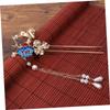 MERRYHAPY Unique Oriental Hair Pin Tassel Hairpin for Women Chinese Hairpins Alloy Hair Stick Stylish Accessory for Events view 2