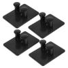 DOITOOL 4pcs Shaving Stand Brush Holder Wall Mounted Organizer for Men Plastic Rack view 1