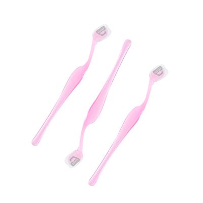 DOITOOL 3pcs Precision Facial Eyebrow Razor Trimmer Ultra Thin Foil Design for Safe and Stylish Eyebrow Grooming Convenient Small Random Colors