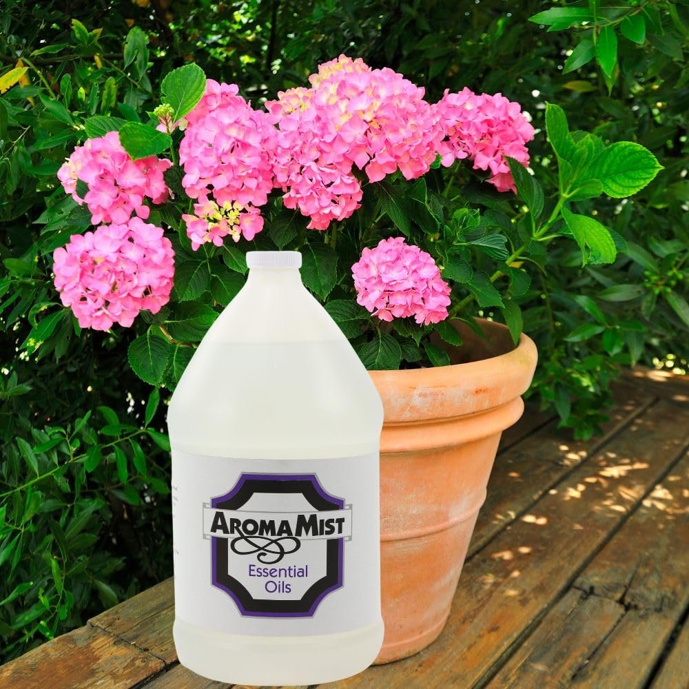 AromaMist Geranium, Geranium Aroma Bath Oil, 1-Gallon Bottle, Steam Shower Aroma Oil