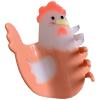 Chicken Hair Clips,Rooster Claw Clips,Chick Shape Hair Clips,Hen Hair Claw Clips,Animal Shape Hair Jaw Clips,Acetate Hair Clips for Girls,Big Claw Barrettes for Women (Chicken) view 1