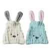 balacoo 2pcs Bunny Drying Cap Fleece Hair Towel Cap for Fast Hair Drying Soft Absorbent Care Accessory view 1