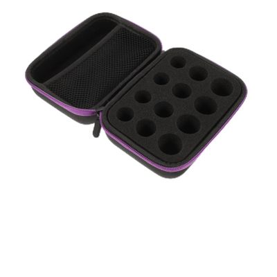 Beatifufu Nail Polish Organizer Case 1pc 12 Essential Oil Carrying Organizer Essential Oils Holder Essential Oils Case Essential Oils Storage Holder Nail Polish Travel Carrying Case Purple
