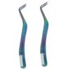 balacoo 2pcs Eyelash Applicator Tweezers Comb Lashing Tweezers for Women Men Tool view 1