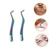 balacoo 2pcs Eyelash Applicator Tweezers Comb Lashing Tweezers for Women Men Tool view 4