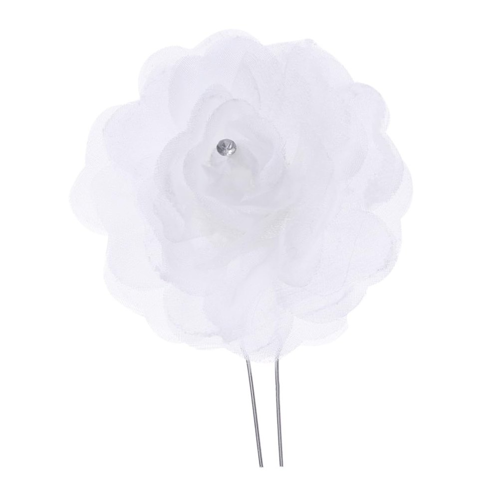 NOLITOY Set of 6 Fashion Rose Hairpin u Hairpin Wedding Bridal Decorative Hair Accessory