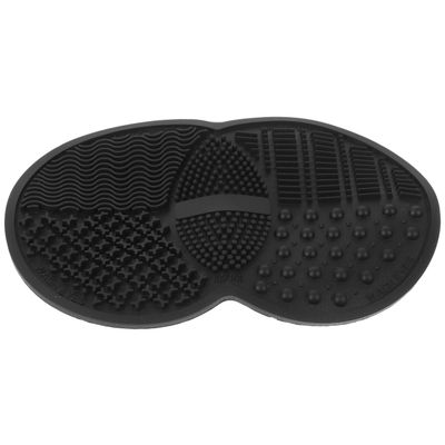 Balacoo Makeup Brush Cleaner Makeup Tool Cleaner Pad Cleaner Mat for Makeup Tools Makeup Tool Cleaning Pad Cleaner Mat for Makeup Brush Make up Cleaning Bowl, 16.80X10.80X0.80CM, Black