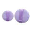 balacoo 2pcs Velour Makeup Puff for Loose Powder Double-sided Portable Round Design for Compact Travel Cosmetic Application view 1