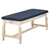 Master Massage Tables Harvey Treatment Stationary Massage Tables, Athletic Bed, Clinical Hospital Treatment Exam Bed for Clinic, Athlete Training Tattoo Acupuncture Spa Salon Facial Bed, Blue view 1