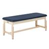 Master Massage Tables Harvey Treatment Stationary Massage Tables, Athletic Bed, Clinical Hospital Treatment Exam Bed for Clinic, Athlete Training Tattoo Acupuncture Spa Salon Facial Bed, Blue view 2