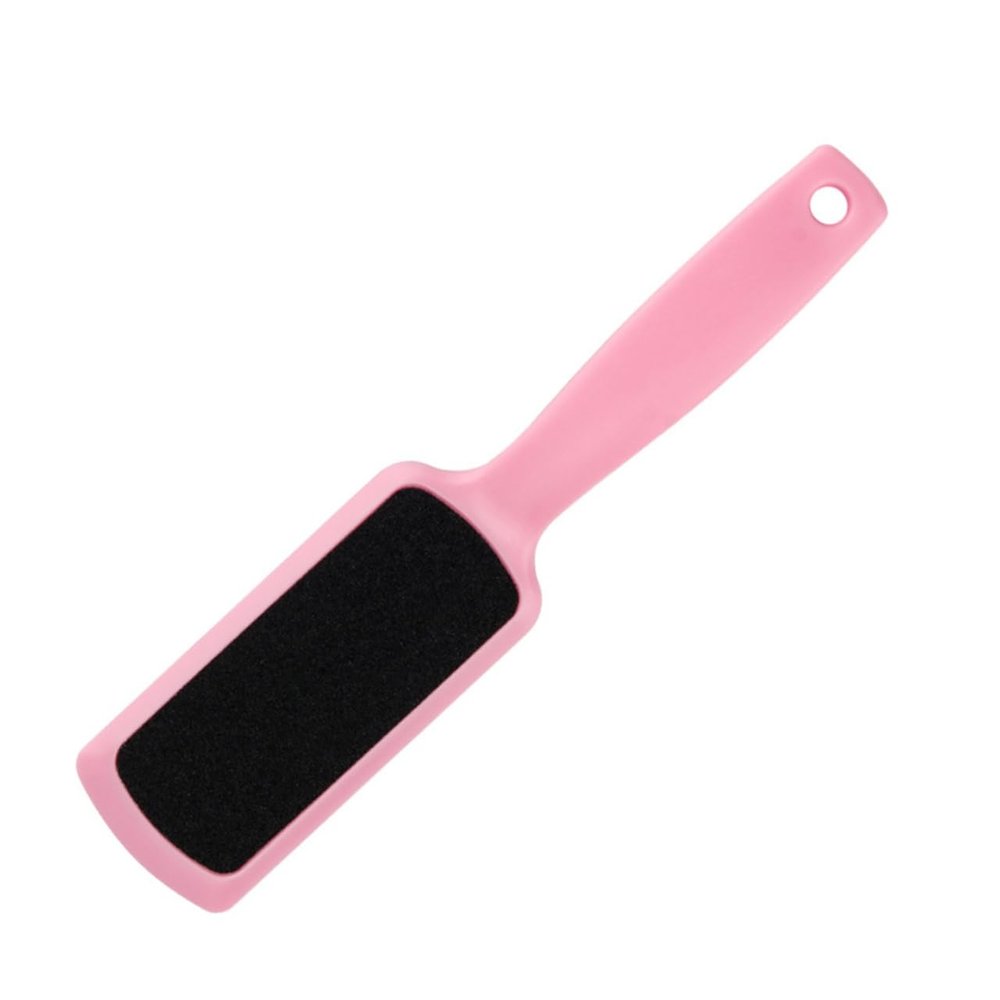 Beatifufu 3pcs Double-Sided Foot Grinding Tool Rosy Stainless Steel Foot File Pink Sandpaper Grinding Boards for Callus Removal and Smooth Skin for Home Professional Use