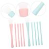 NOLITOY 2sets Silicone Makeup Brush Applicator Kit for Skincare Eye Shadow Lip Face Mask view 2