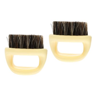 Housoutil Beard Brush for Men 2 Pack Gentle Bristle Men's Beard Comb for Cleaning Styling Your Beard