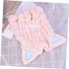 Beatifufu Cat Ear Quick Drying Towel for Hair Ultra-Absorbent Fast Hair Cap Lightweight Comfortable for Gym Travel Daily Use view 2